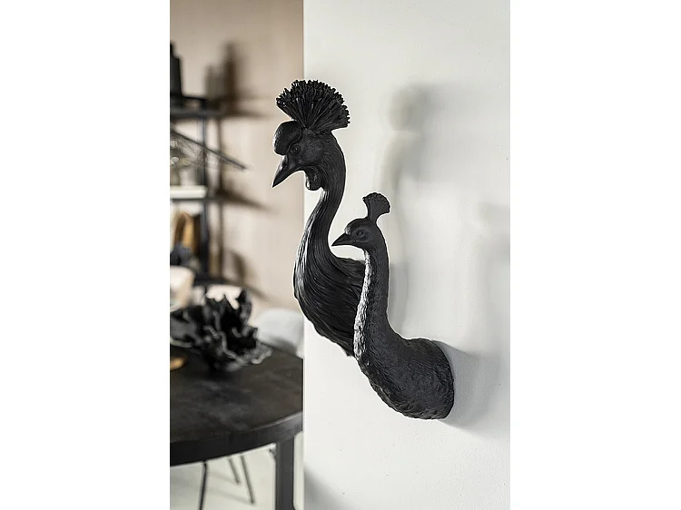 Furnilux Wanddekoration - Schwarz - Pavo Design