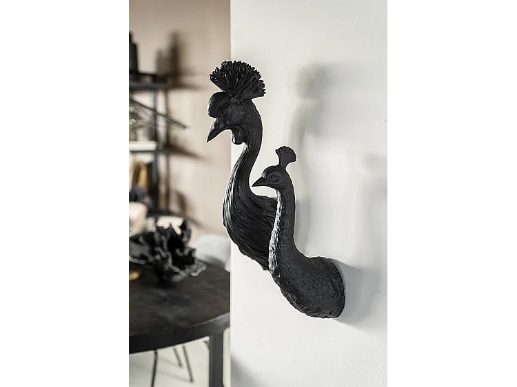 Furnilux Wanddekoration - Schwarz - Pavo Design