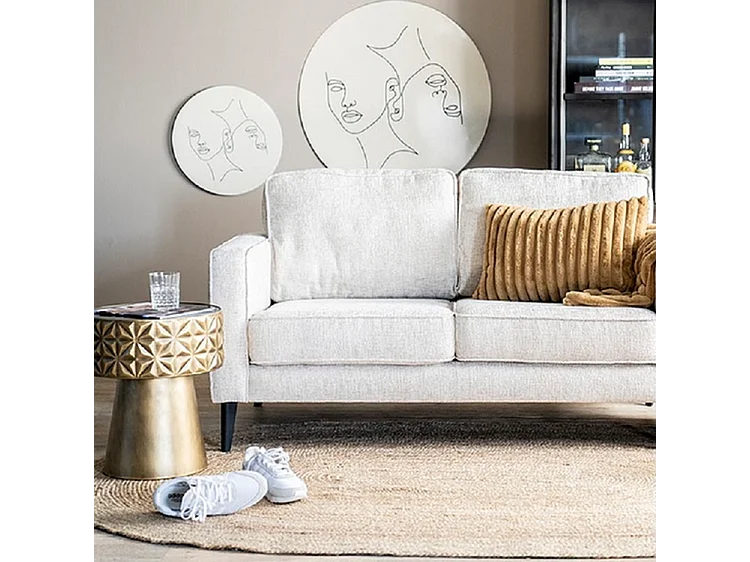 Furnilux Wanddekoration - Beige 45x45 cm - Abstraktes Design