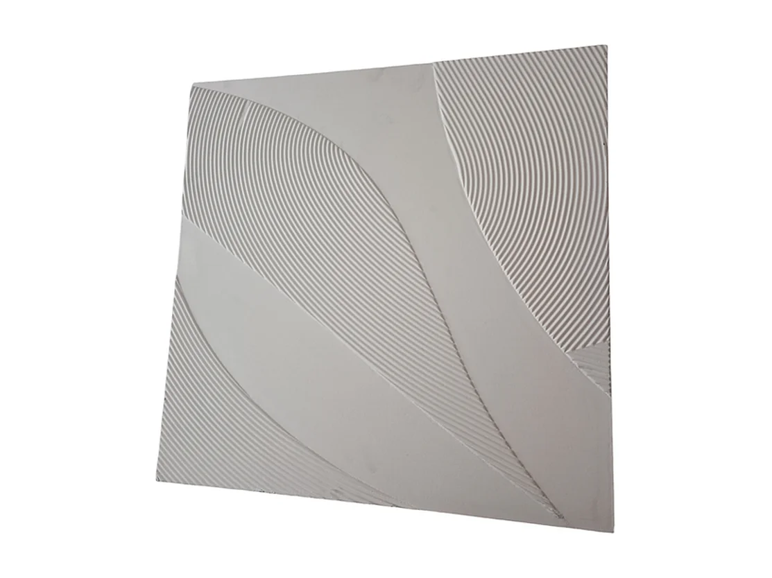 Wanddecoratie Furnilux - Wit 45x45 cm - Tazi Design