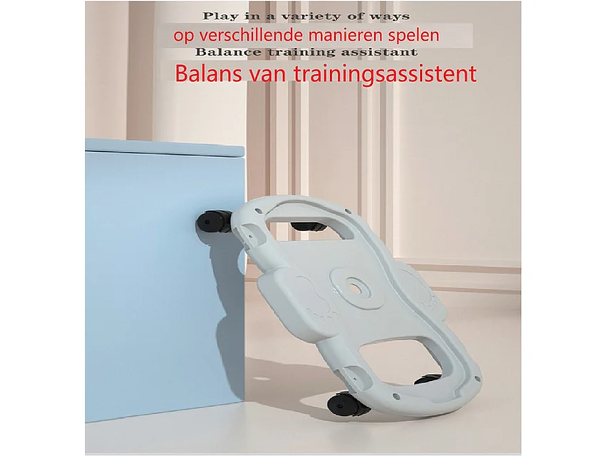 Loopwagen BabyGo - Grijs - Schommelwagen en Loopstoeltje 4 in 1