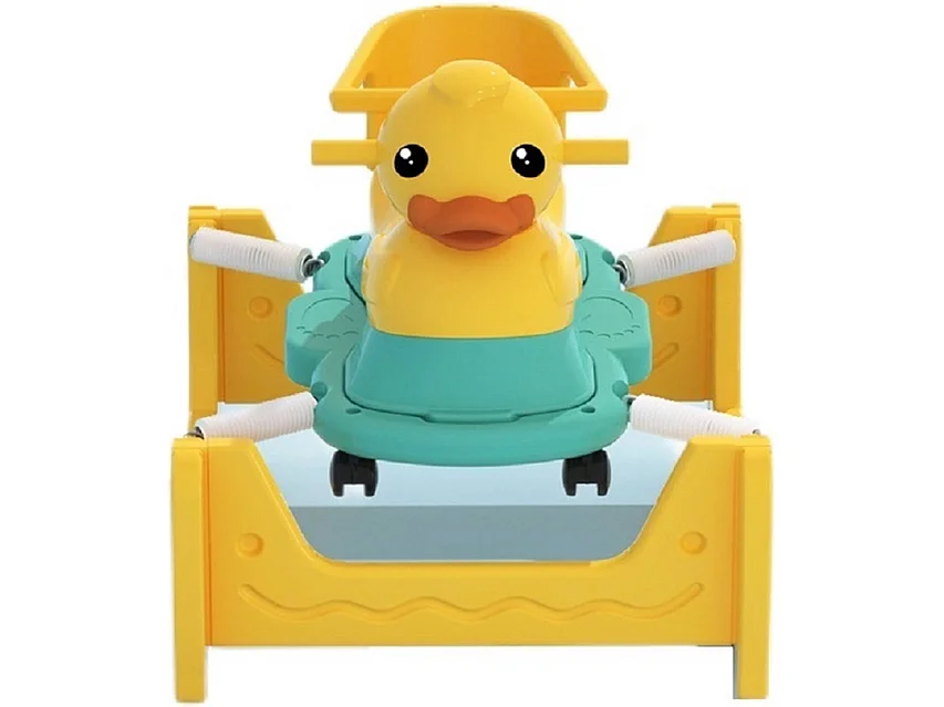 Poussette BabySteps - Jaune - 4 en 1 Berceuse et Poussette