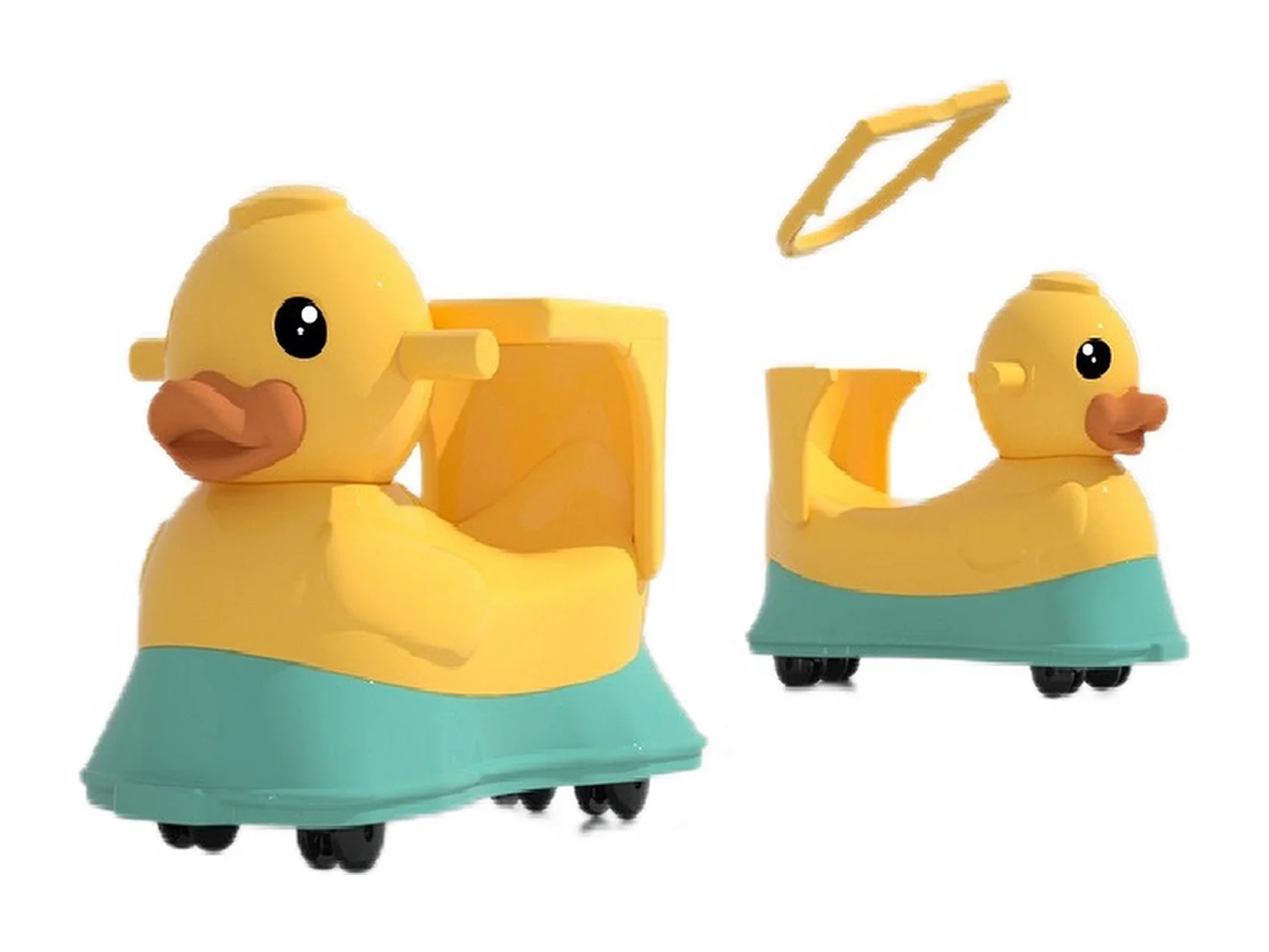 Poussette BabySteps - Jaune - 4 en 1 Berceuse et Poussette