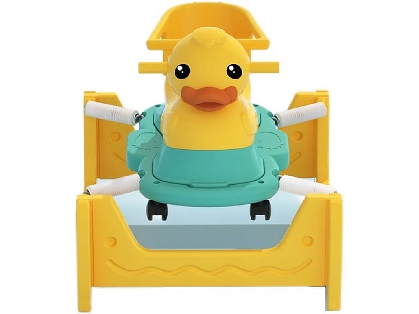 Poussette BabySteps - Jaune - 4 en 1 Berceuse et Poussette