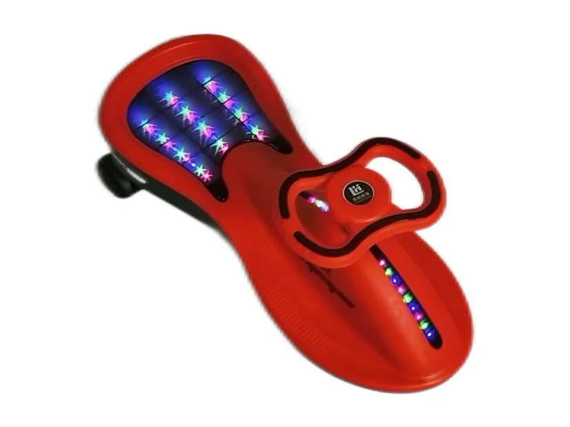 Loopauto - Rood - 360° Verstelbaar Stuur en Magische Lichten