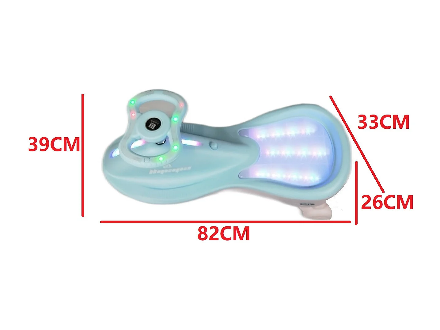 Déambulateur Voiture de promenade - Vert foncé - Volant réglable 360°
