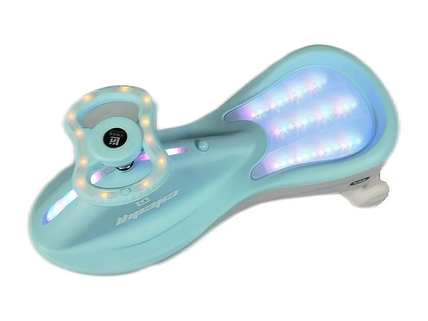 Déambulateur Voiture de promenade - Vert foncé - Volant réglable 360°