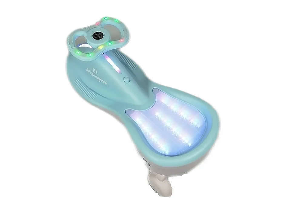 Déambulateur Voiture de promenade - Vert foncé - Volant réglable 360°