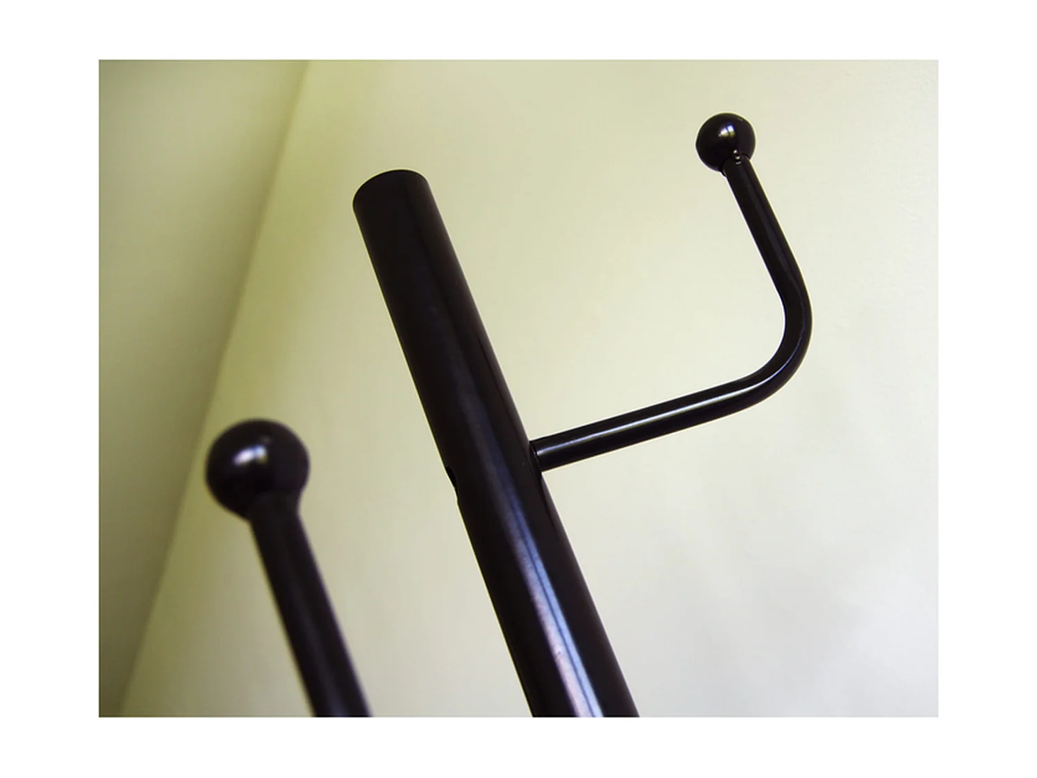 Kapstok Furnilux - Metaal Zwart 37x176 cm - Marmeren Voet