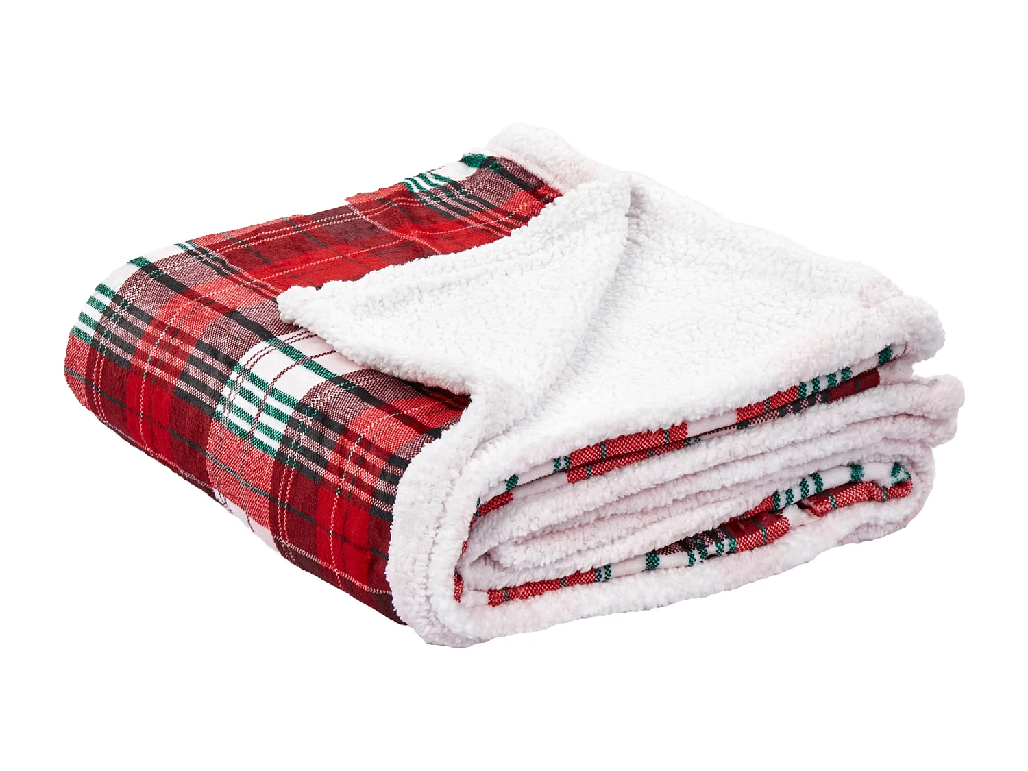 Plaid FUDGE 150 x 200 cm Rood