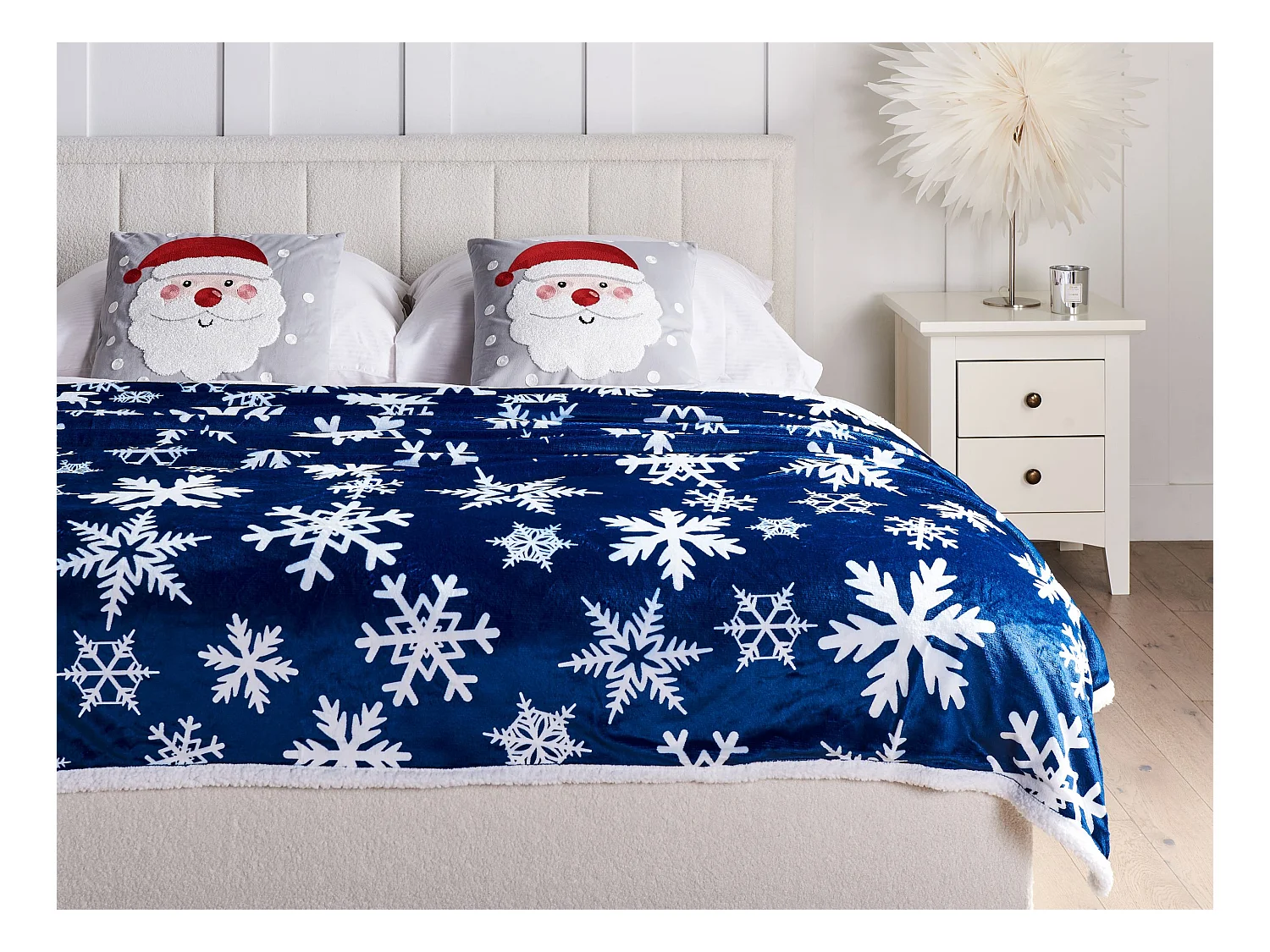 Coperta ANISE 150 x 200 cm Blu scuro