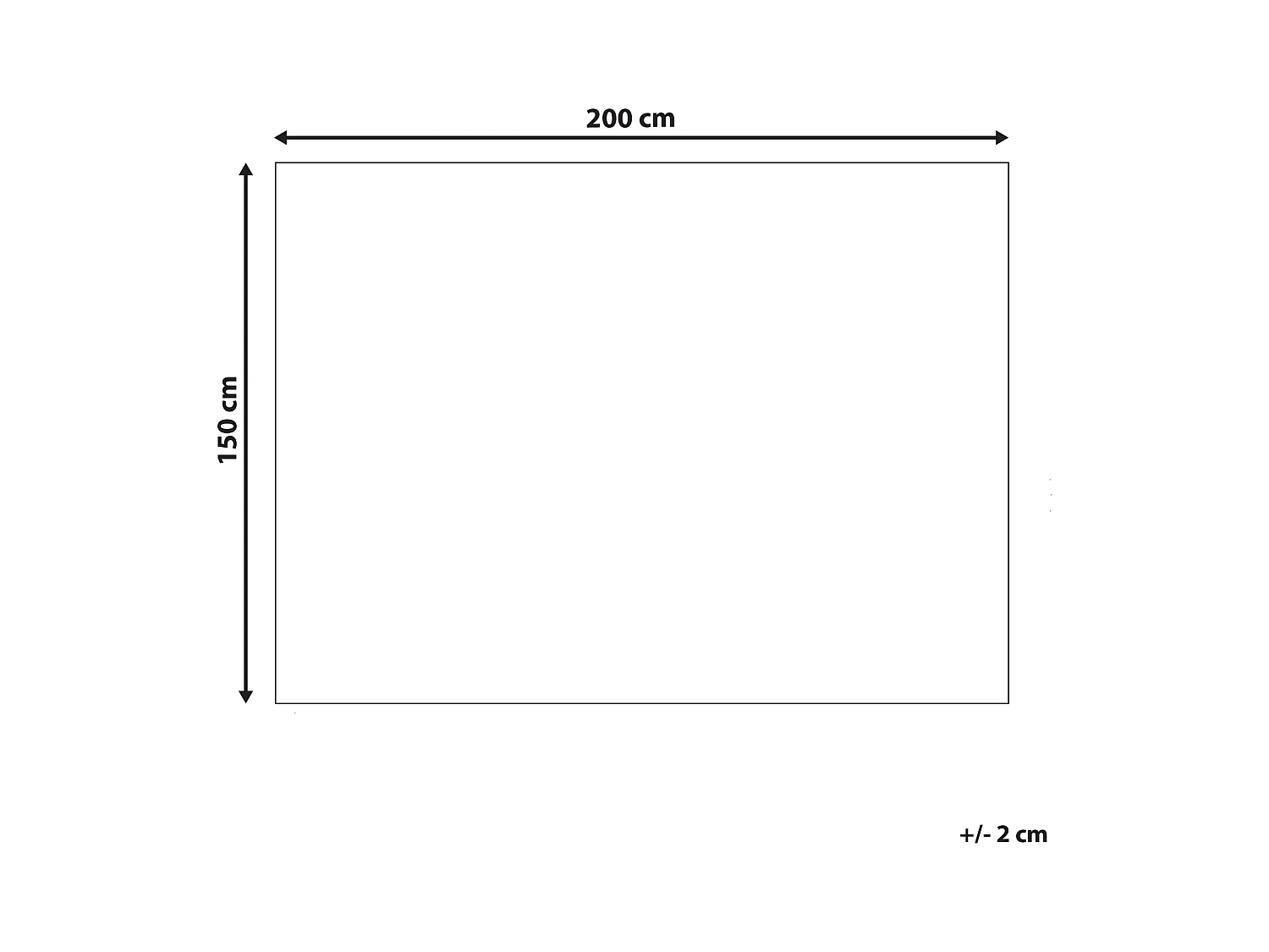 Coperta ANISE 150 x 200 cm Blu scuro