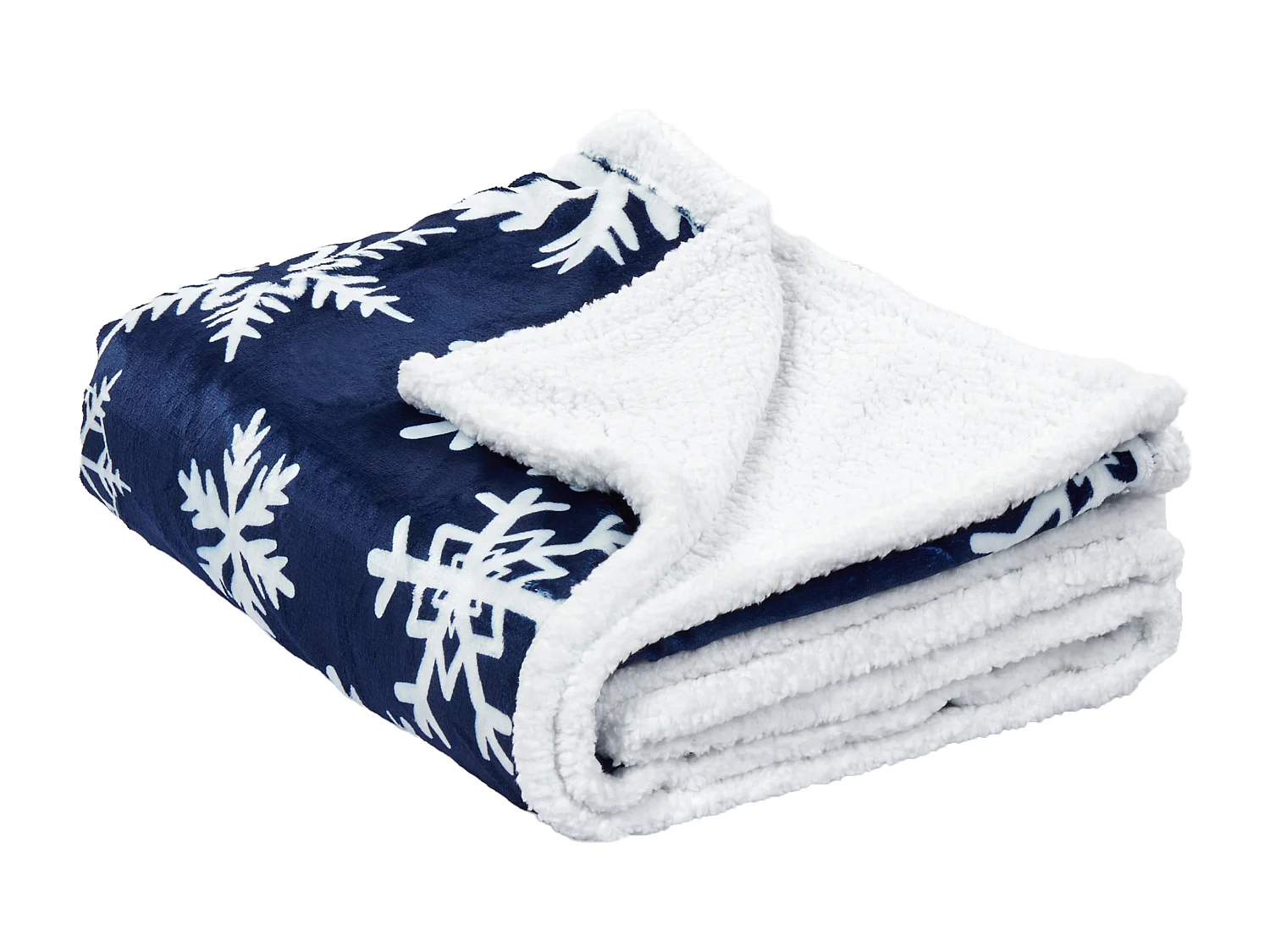 Plaid ANISE 150 x 200 cm Donkerblauw