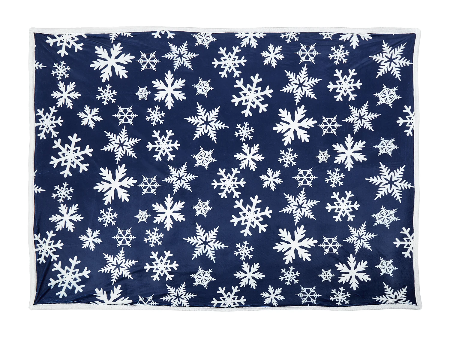 Plaid ANISE 150 x 200 cm Donkerblauw