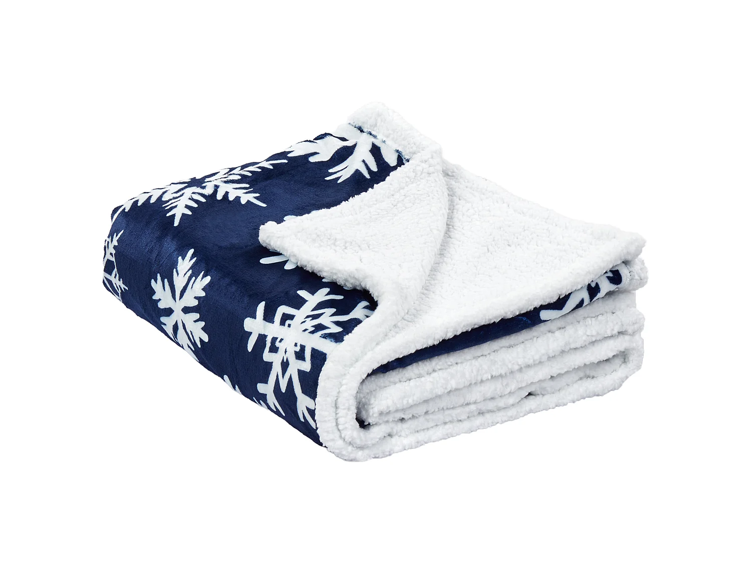 Plaid ANISE 150 x 200 cm Donkerblauw