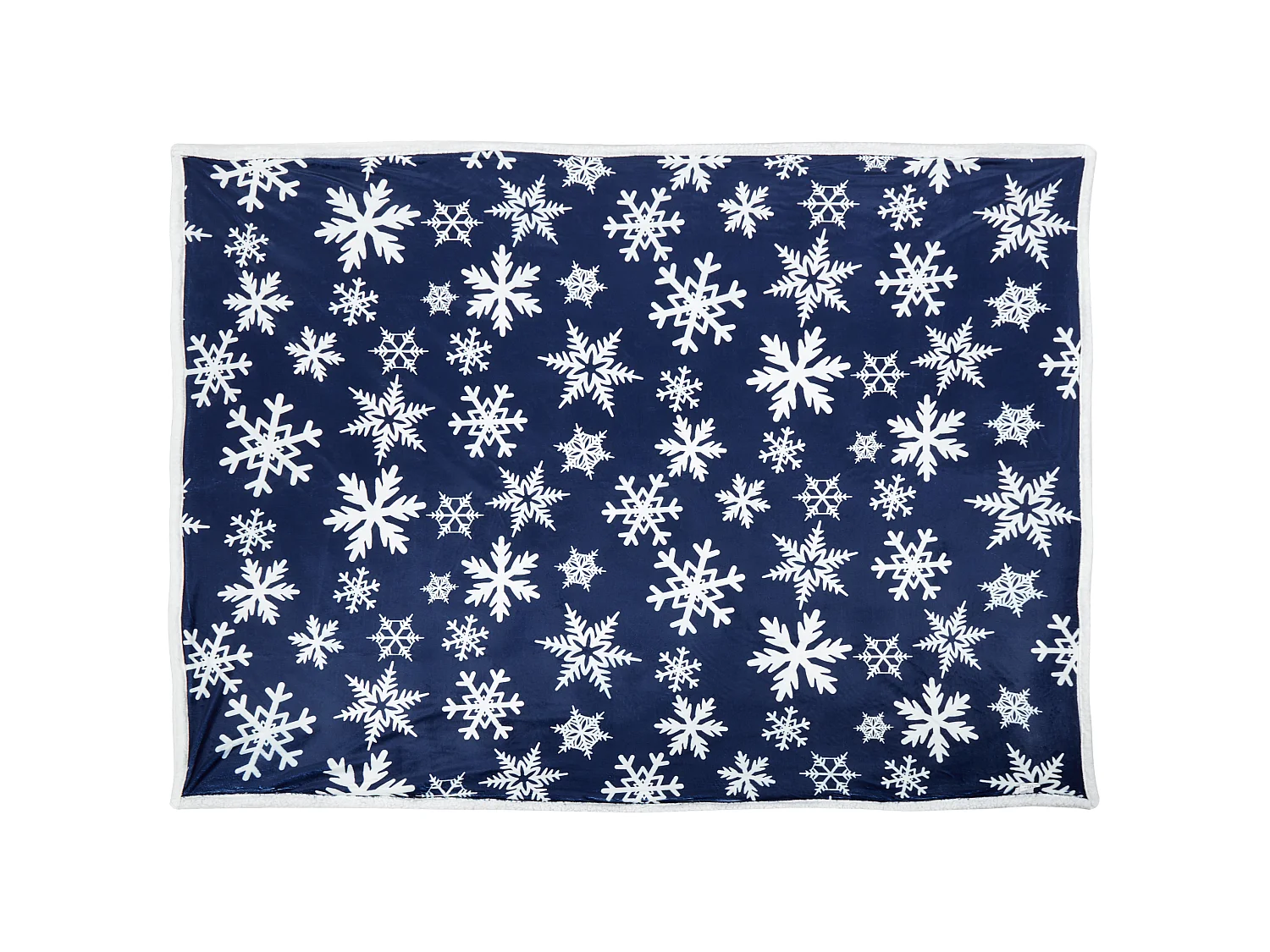 Plaid ANISE 150 x 200 cm Donkerblauw
