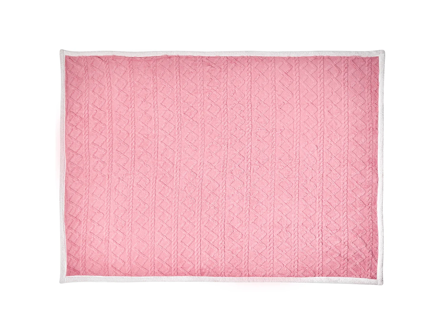 Couverture HONEYCOMB 150 x 200 cm Rose