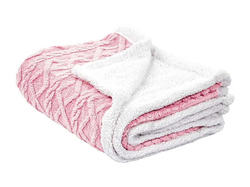 Coperta HONEYCOMB 150 x 200 cm Rosa