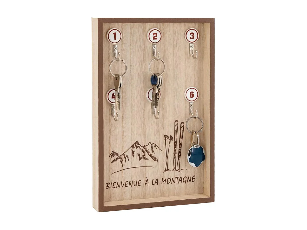 Porte-clés mural "La vie de Chalet"