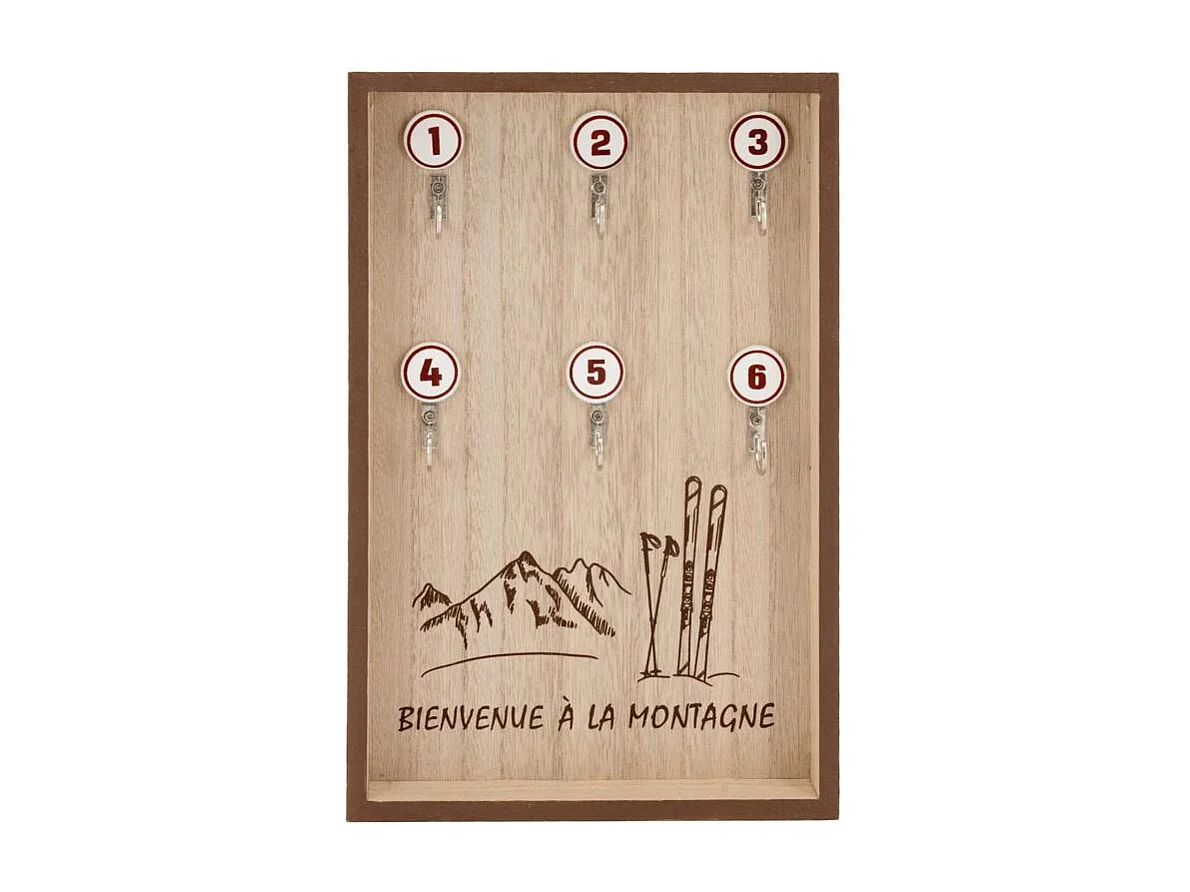 Porte-clés mural "La vie de Chalet"