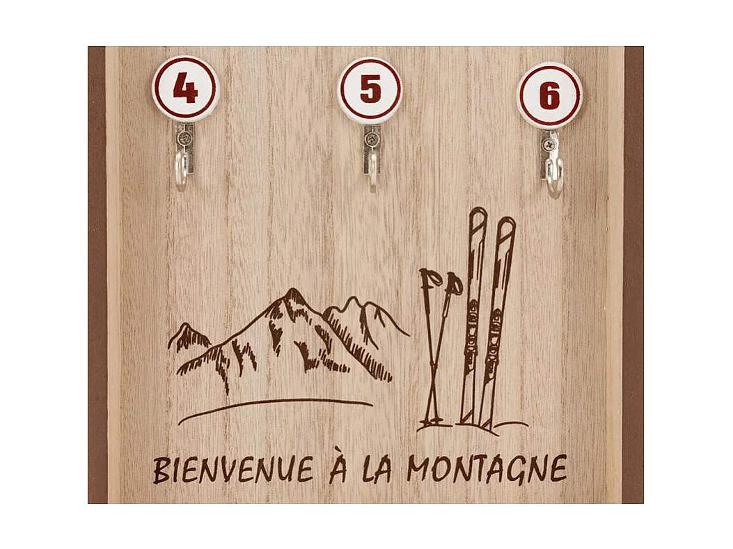 Porte-clés mural "La vie de Chalet"