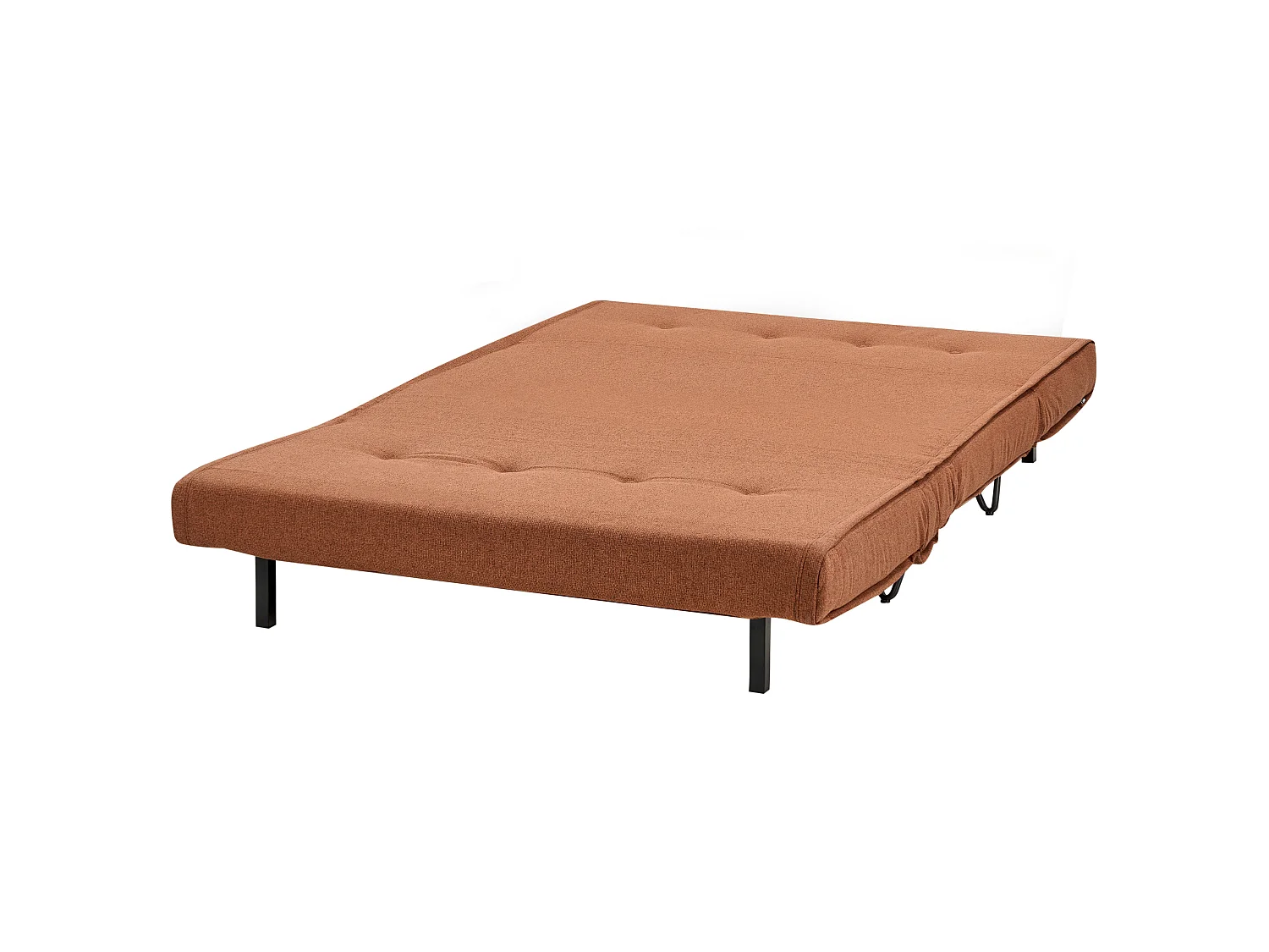 Schlafsofa VESTFOLD Stoff Orange 2-Sitzer