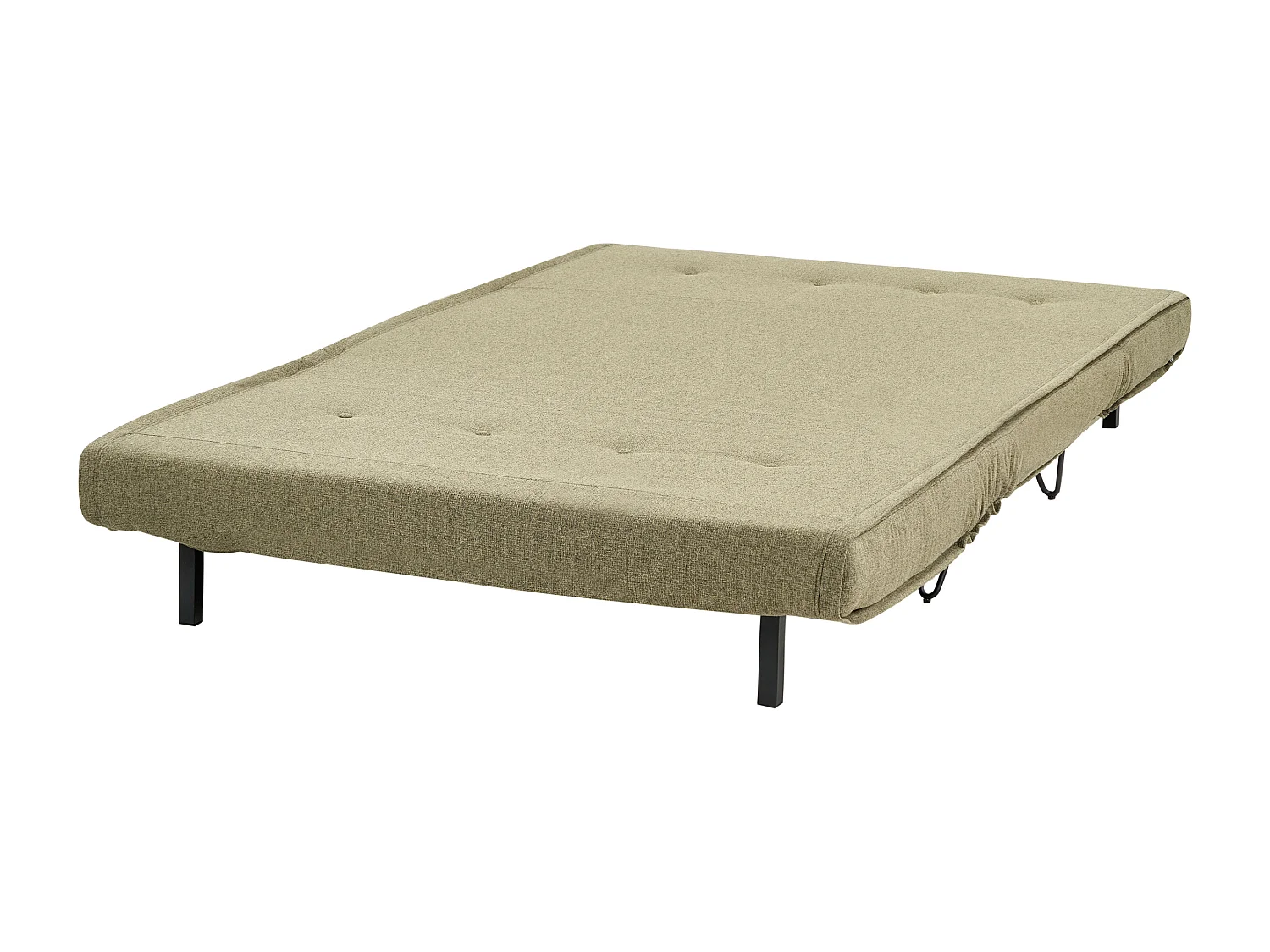 Schlafsofa VESTFOLD Stoff Olivgrün 2-Sitzer