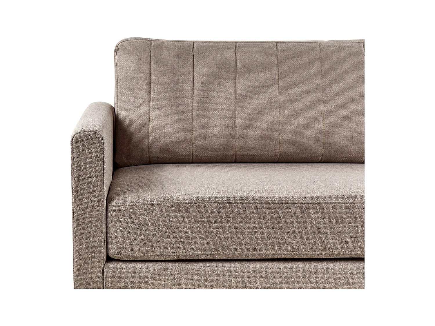 Bank MALA Stof Lichtbruin 3-zitter