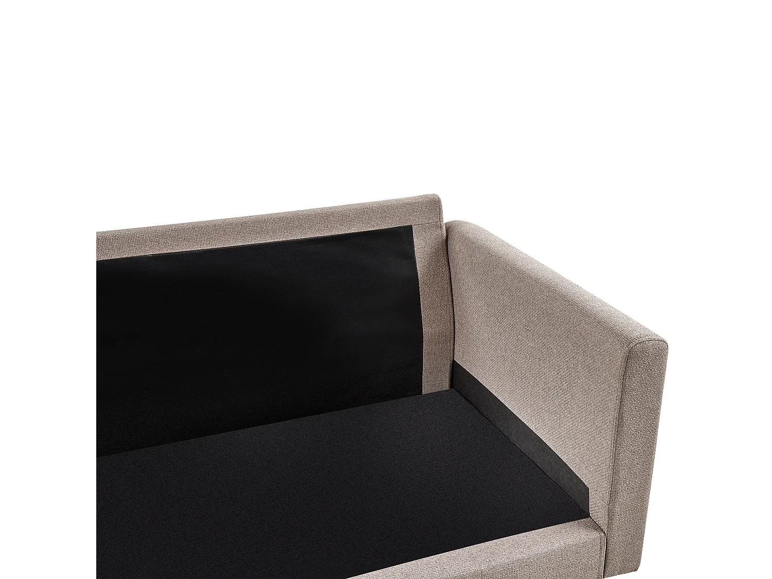 Canapé 3 places MALA Tissu Marron clair