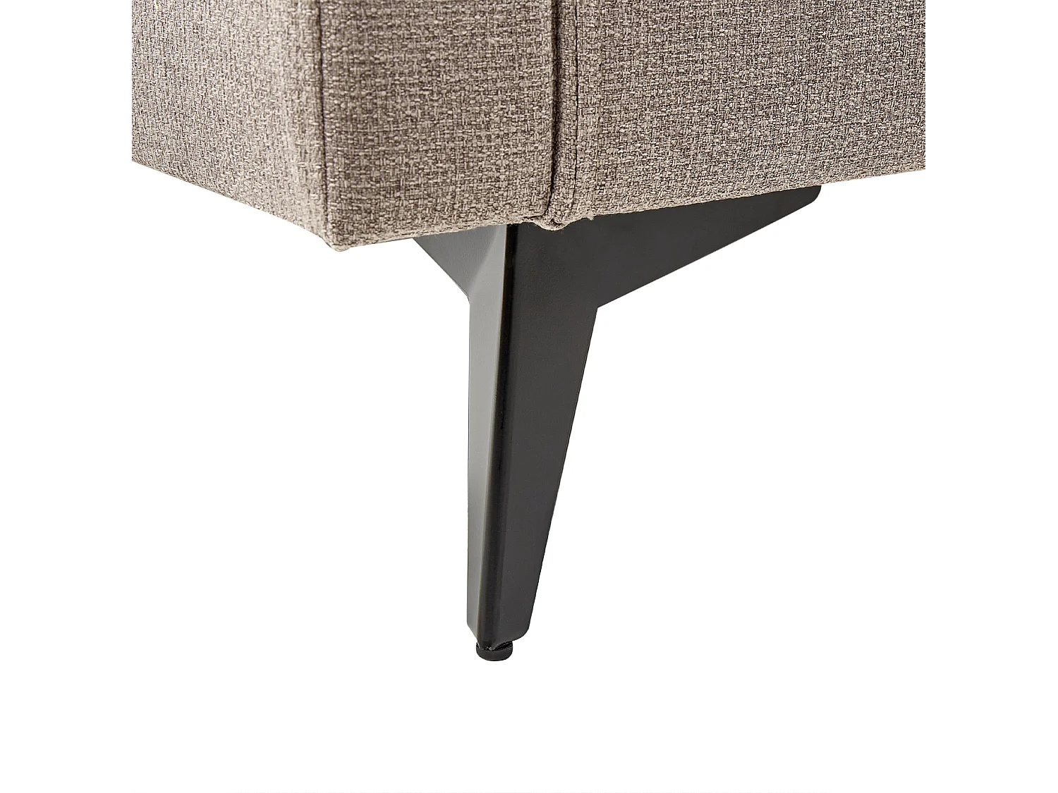 Canapé 3 places MALA Tissu Marron clair