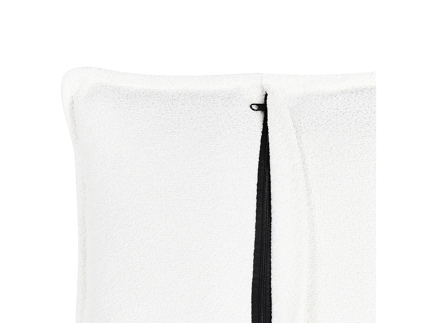 Canapé 3 places HOBRO Bouclé Blanc