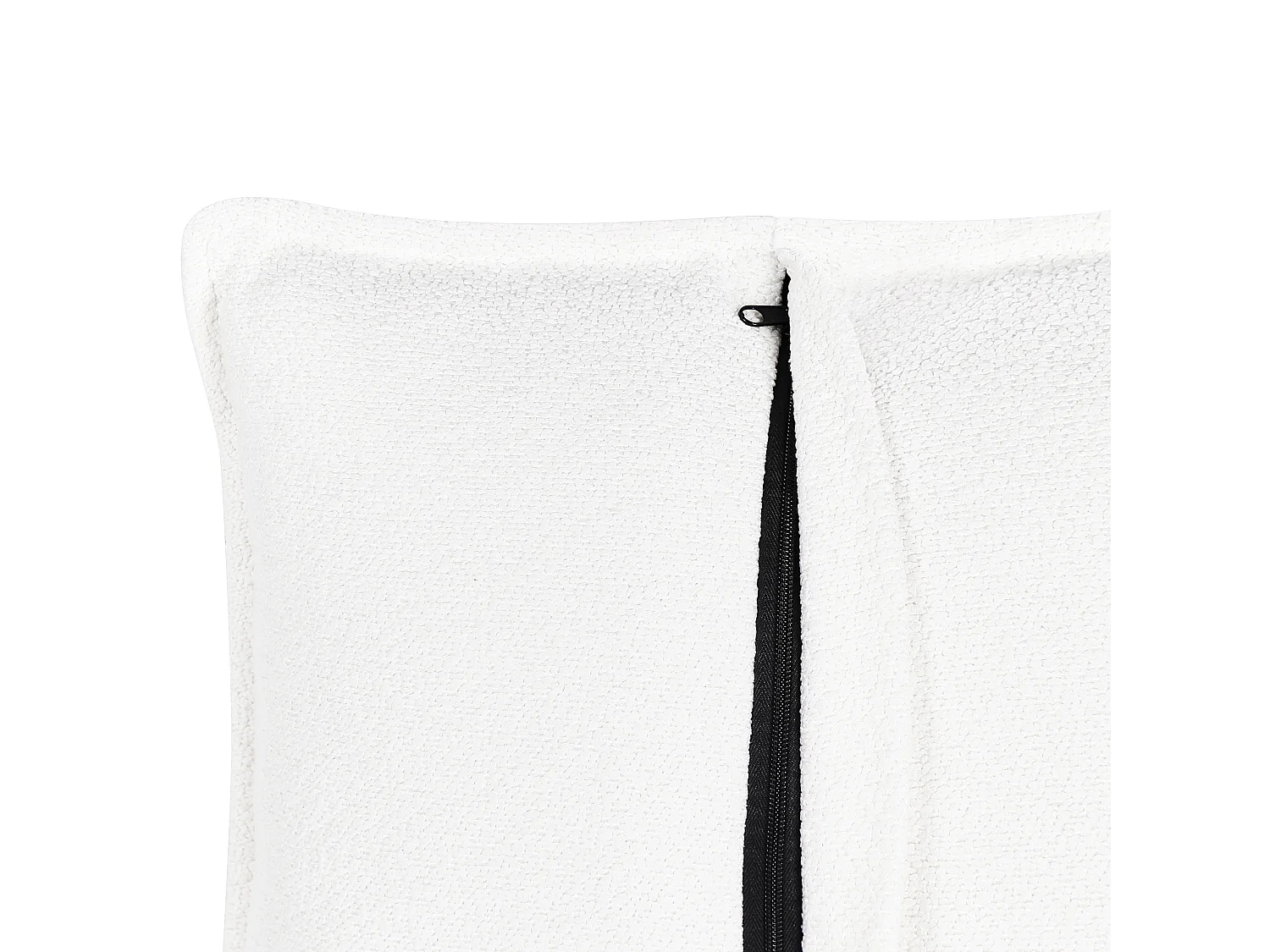 Canapé 3 places HOBRO Bouclé Blanc