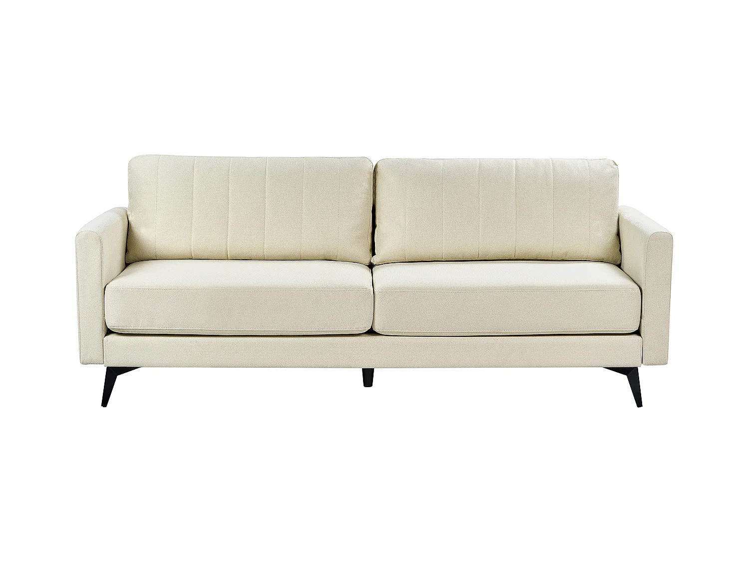 Canapé 3 places MALA Tissu Beige clair