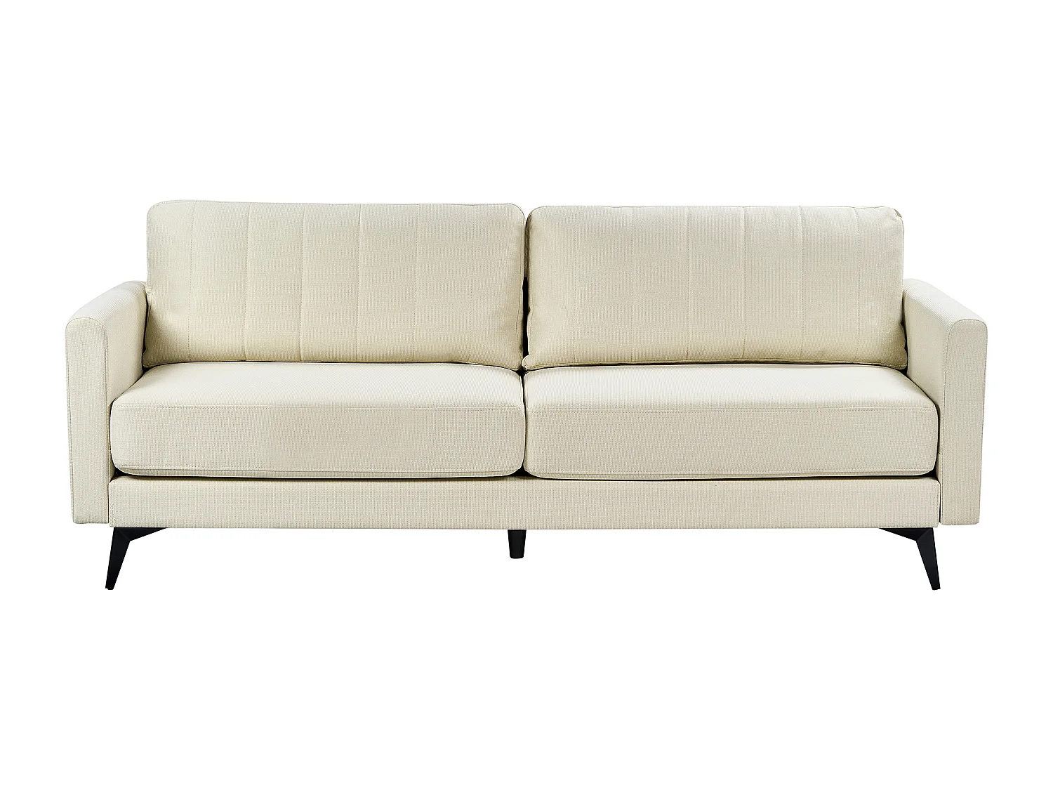 Canapé 3 places MALA Tissu Beige clair