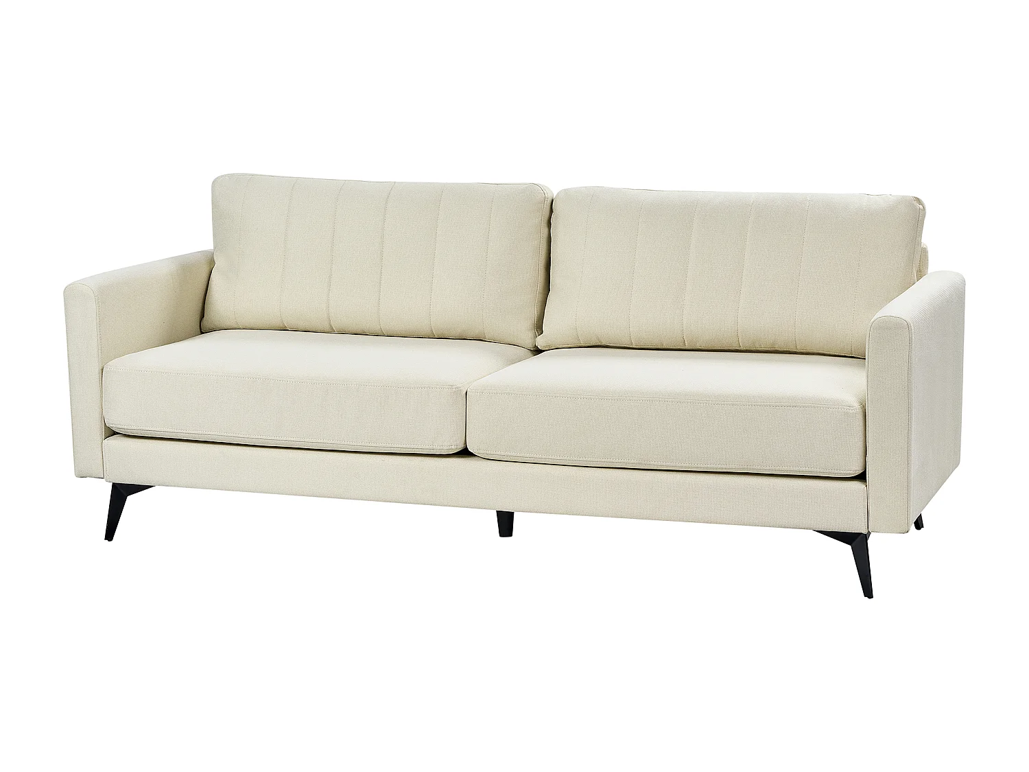 Canapé 3 places MALA Tissu Beige clair