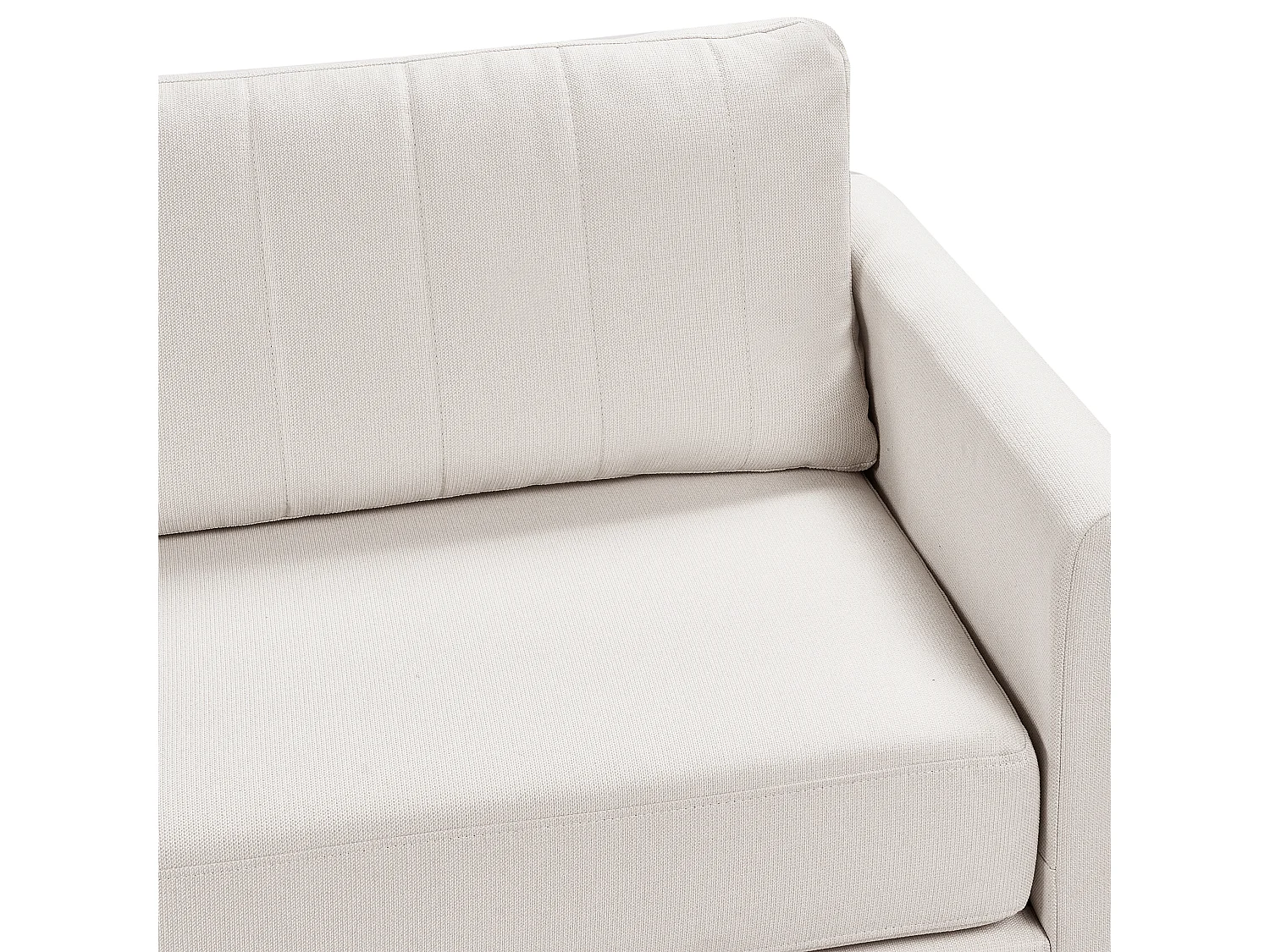 Canapé 3 places MALA Tissu Beige clair