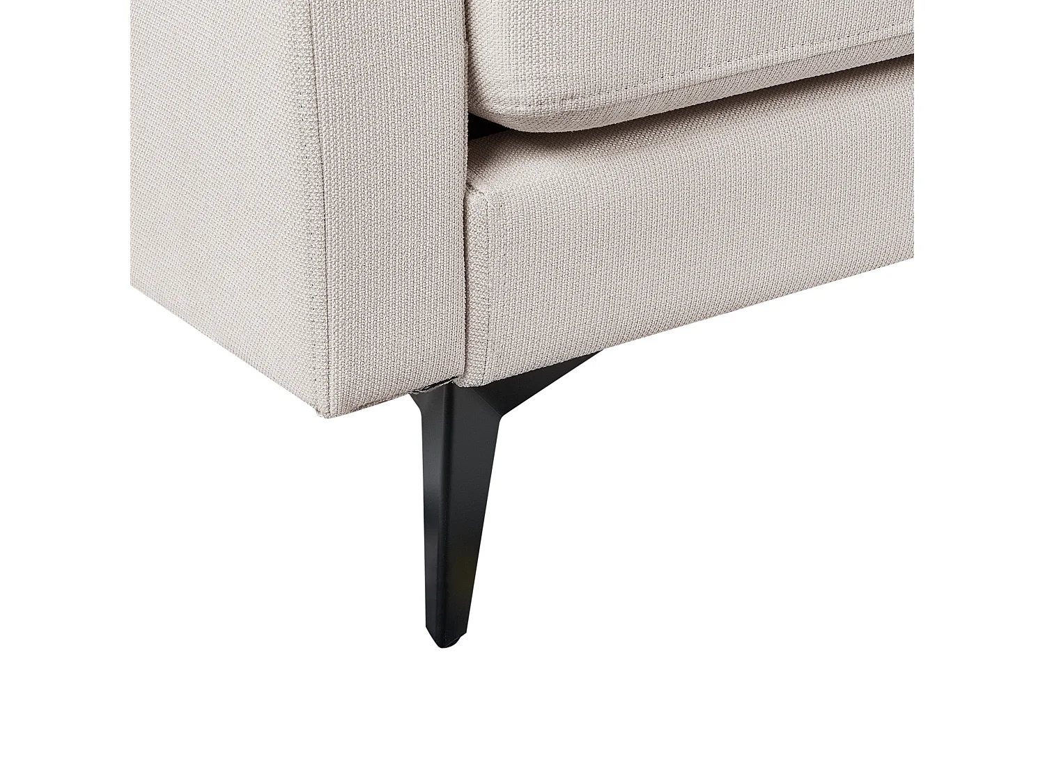 Canapé 3 places MALA Tissu Beige clair