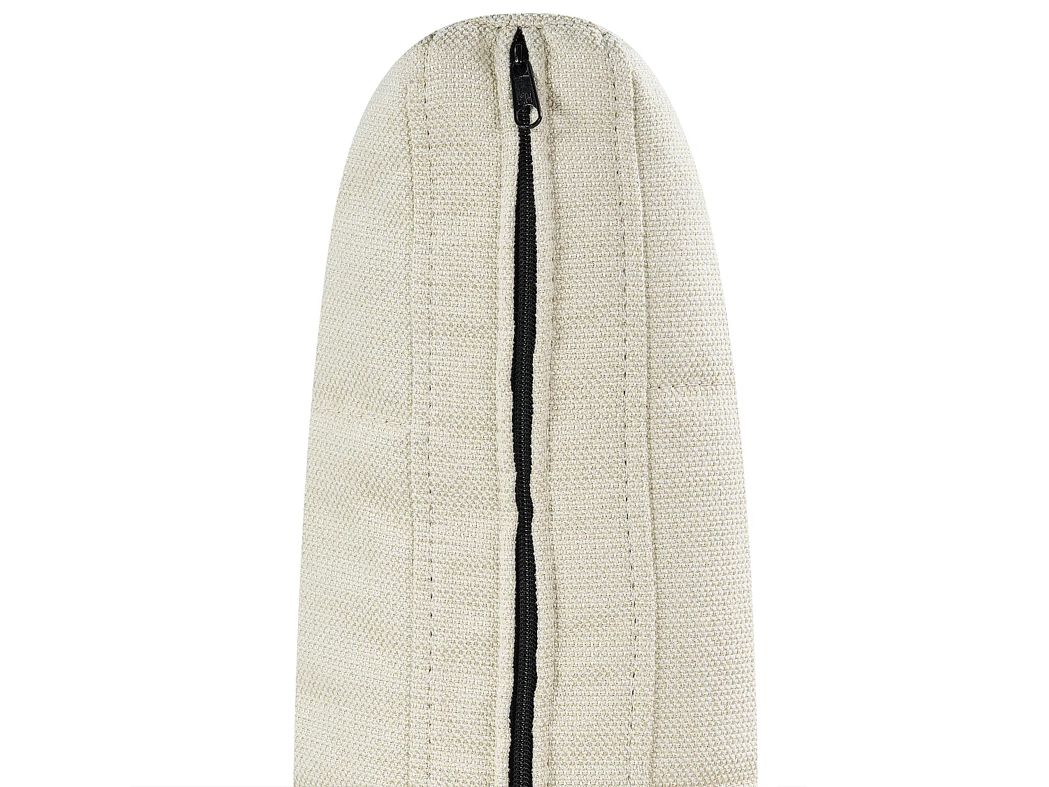 Sofa MALA Stoff Hellbeige 3-Sitzer