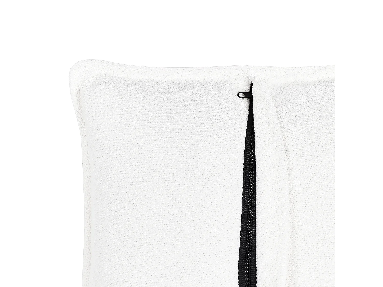 Sofá HOBRO Bouclé Branco 2 lugares