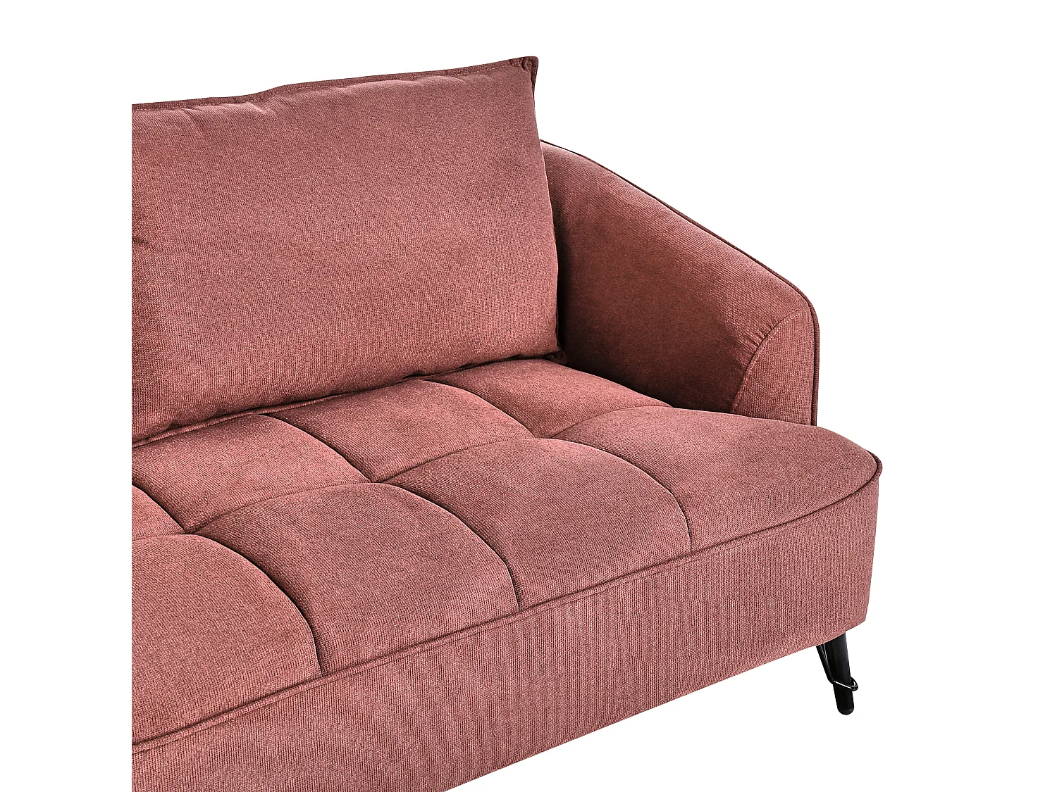 Canapé 3 places HOBRO Tissu Rouge Bordeaux