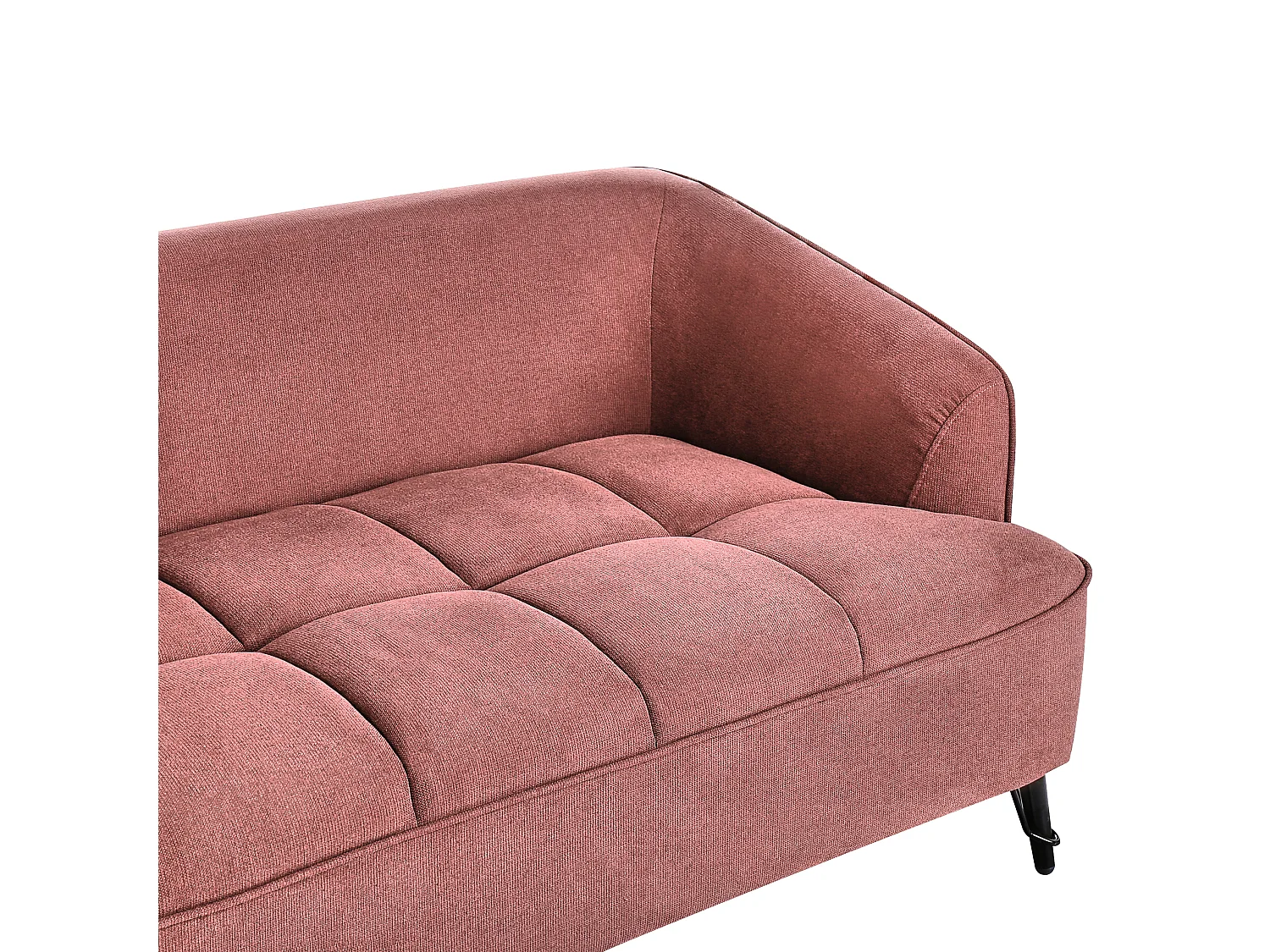 Canapé 3 places HOBRO Tissu Rouge Bordeaux