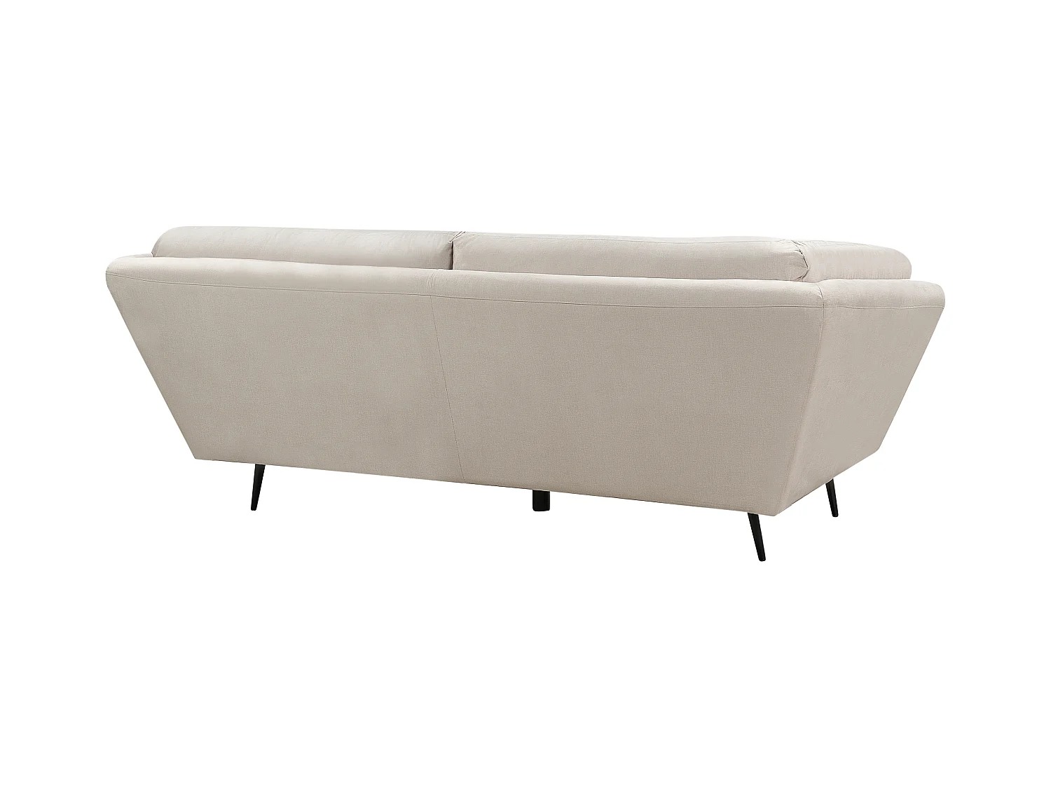 Canapé 3 places LENVIK Velours Beige