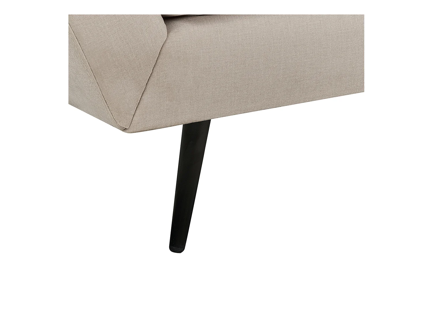 Canapé 3 places LENVIK Velours Beige