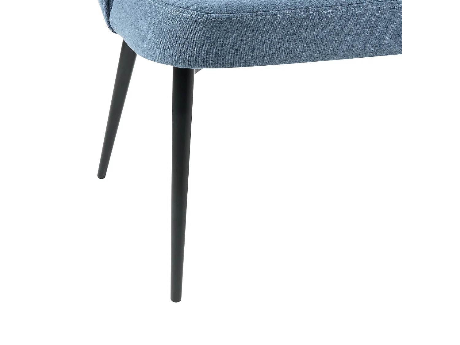 Banc rembourré 2 places OSBY Tissu Bleu