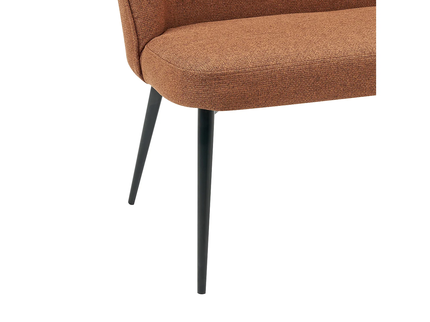 Banc rembourré 2 places OSBY Tissu Marron