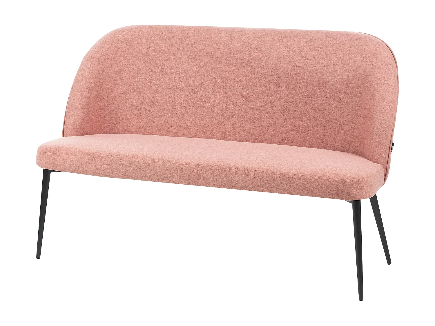 Banco estofado OSBY Tecido Rosa 2 lugares