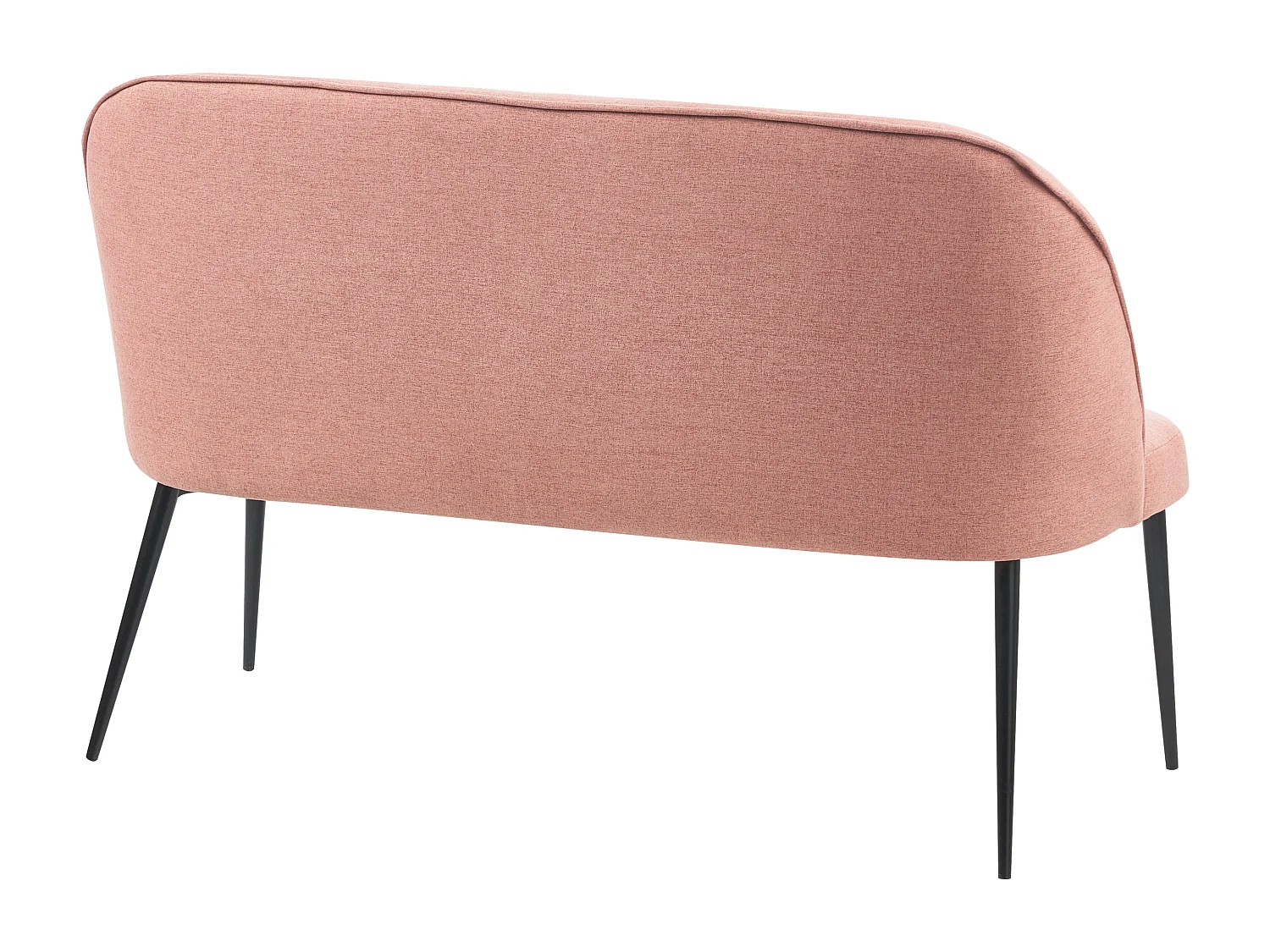 Banco estofado OSBY Tecido Rosa 2 lugares