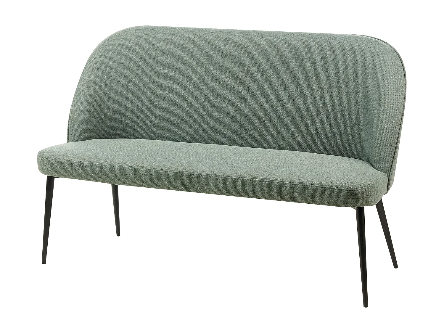 Banco estofado OSBY Tecido Verde claro 2 lugares