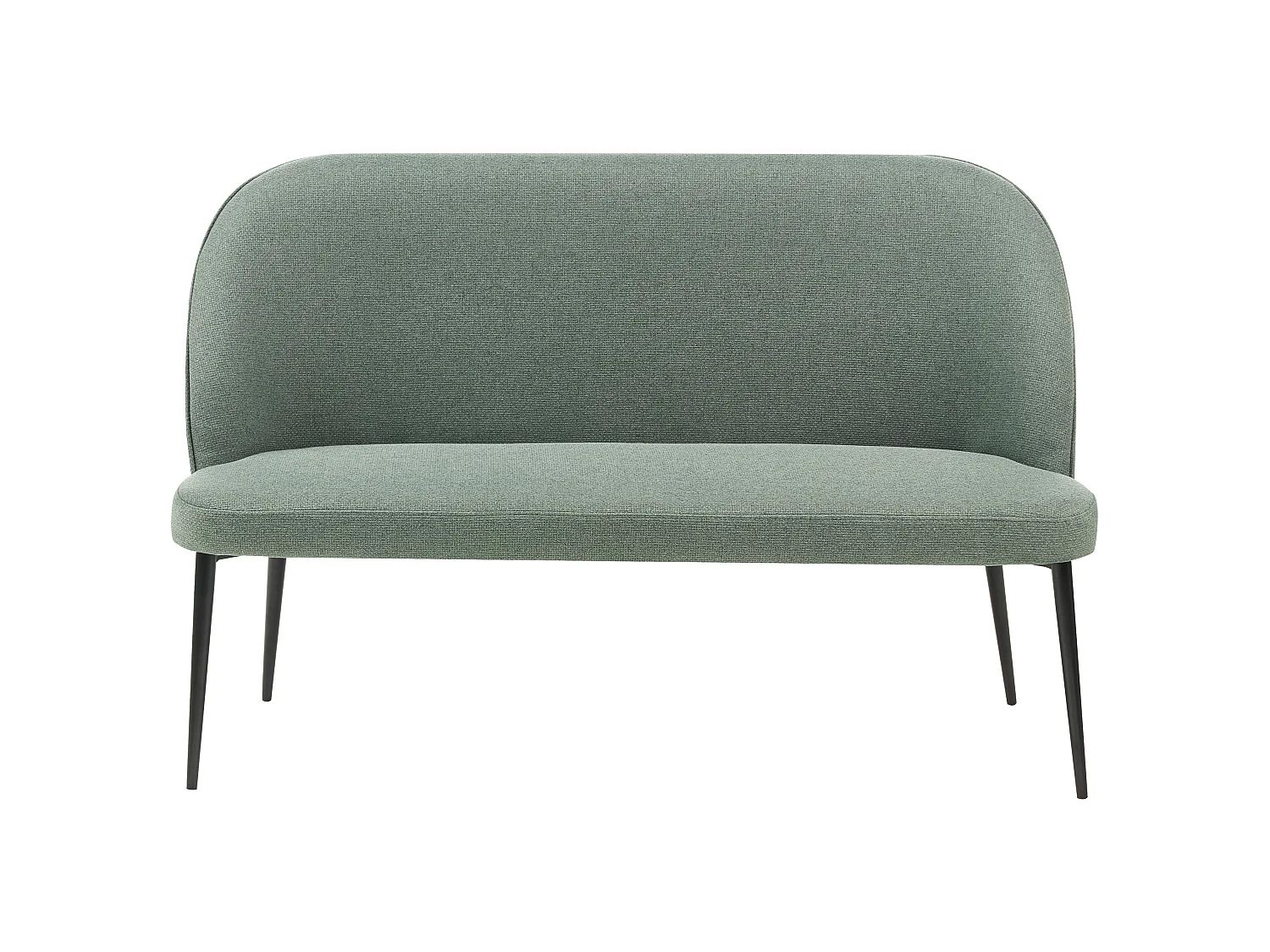 Banc rembourré OSBY Tissu Vert clair 2 places