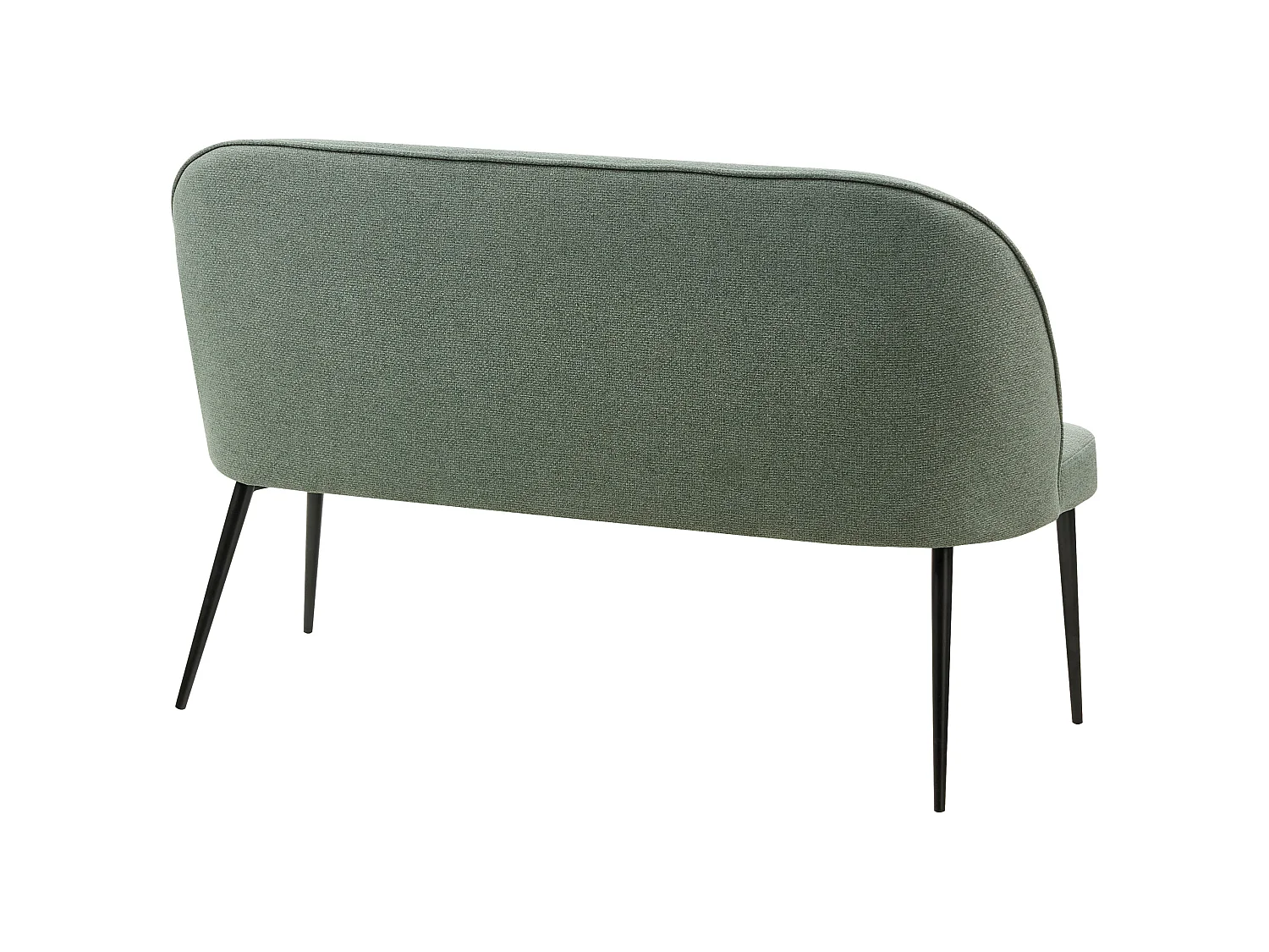 Banc rembourré OSBY Tissu Vert clair 2 places
